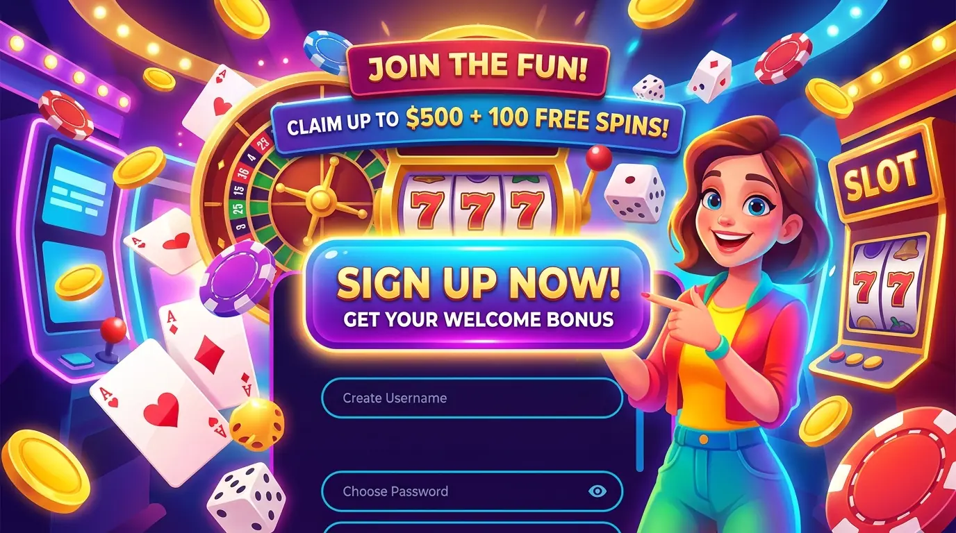 Registrera Happy casino konto